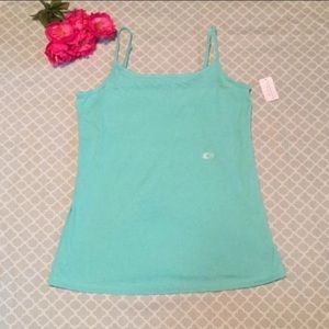 Christopher & Banks Aqua Cami 0X NWT